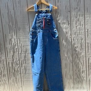 Vintage 90’s LA blues denim overalls